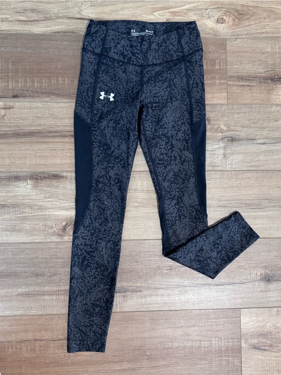 Under Armour Pants - Under Armour Black/Charcoal Printed Performance Leggings